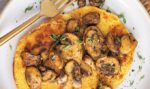 ВЕГАНСКИЕ БЛИНЧИКИ С НУТОМ И БАЛЬЗАМИЧЕСКИМИ ГРИБАМИ